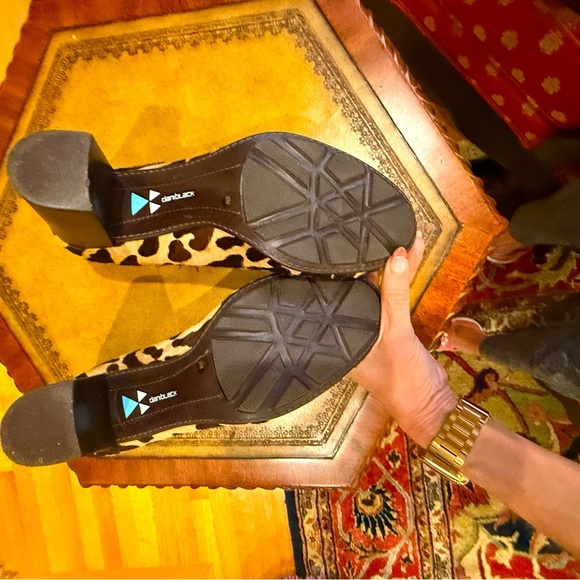 Daniblack Haircalf leopard print high heel size 9 heel 3.5” heel - Picture 8 of 8